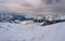 Similaun glacier in winter in Austria