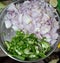 Simla chili and onions vegetables one of best vegetables in madhubani bihar india