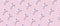 Simless pattern from white joyisticks on pink background.