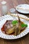 Simmered sea bream head, japanese cuisine