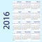 Simple 2016 Calendar / 2016 calendar design