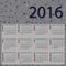 Simple 2016 Calendar / 2016 calendar design