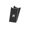 Simple airport plane ticket icon