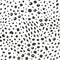 Simple animalistic abstract seamles pattern with spots and dots. Background for decoration, wrapping paper, wallpaper