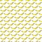 Simple banana pattern isolated on 3d render minimal