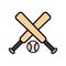 Simple baseball icon