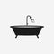 Simple Bathtub icon.