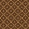 Simple batik flower patterns as a traditional Java clothes with smooth brown color design