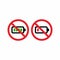 Simple Battery Stop Warning Rules Vector Icon