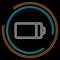 Simple Battery Thin Line Vector Icon