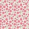 Simple and beauty flower seamless pattern. Vector