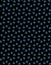 Simple bicolor Ditsy dress floral pattern with small blue flowers on a black background