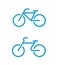 Simple bicycle icons