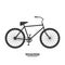 Simple bike icon for your design.