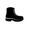 Simple black vector boots icon