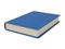 Simple blue hardcover book