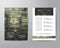 Simple blur background brochure flyer design layout template in