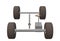 A simple breakdown schematic the car axle and gear transmission system