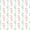 Simple bright pattern with serpentine on a white. Seamless vector background. Can be used for wallpapers, pattern fills, web page