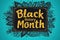 Simple cartoon Black History Month background