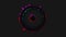 Simple Circle Equalizer Audio Spectrum Color Background. Soft box color equalizer background. Music equalizer circle