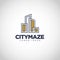 Simple City Maze Property Logo Design