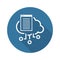 Simple Cloud Documents Vector Icon