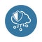 Simple Cloud Protection Vector Icon