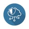 Simple Cloud Protection Vector Icon