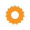 Simple cogwheel icon