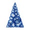 Simple cool or hot xmas tree made form bubbles