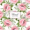 Simple cute pattern with flowers. Shabby chic