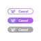 simple design of cancel order button. online shop icon material