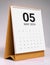 Simple desk calendar 2019 - May