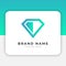 Simple Diamond Logo Design Inspiration, Vector illustration