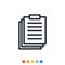 Simple document icon,Vector and Illustration