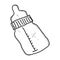 Simple doodle of a babies milk bottle