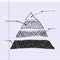Simple doodle of a pyramid graph