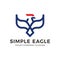 Simple Eagle logo design template