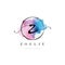 Simple Elegant Water Color Letter Type Z Logo