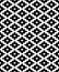 Simple ethnic geometric kilim seamless pattern in black and white, vector