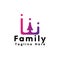 Simple family logo template