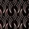 Simple fantasy twig black seamless pattern abstract background