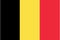 Simple flag of Belgium background