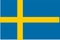 Simple flag of Sweden background