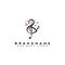 simple flamingo notes music logo design, bird and music logo concept studio record vector template