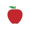 Simple flat apple icon