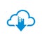 Simple Flat Minimalist Cloud App Icon