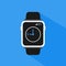 Simple flat minimalist smartwatch vector illustration