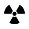 Simple flat nuclear icon